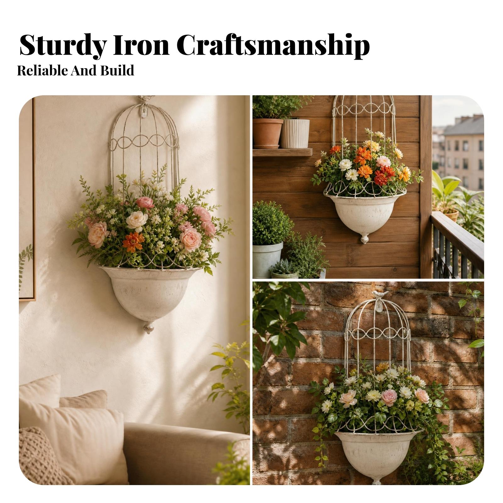 Wall Mounted Planter Iron Bird - огляд і ціна Vertical Planter