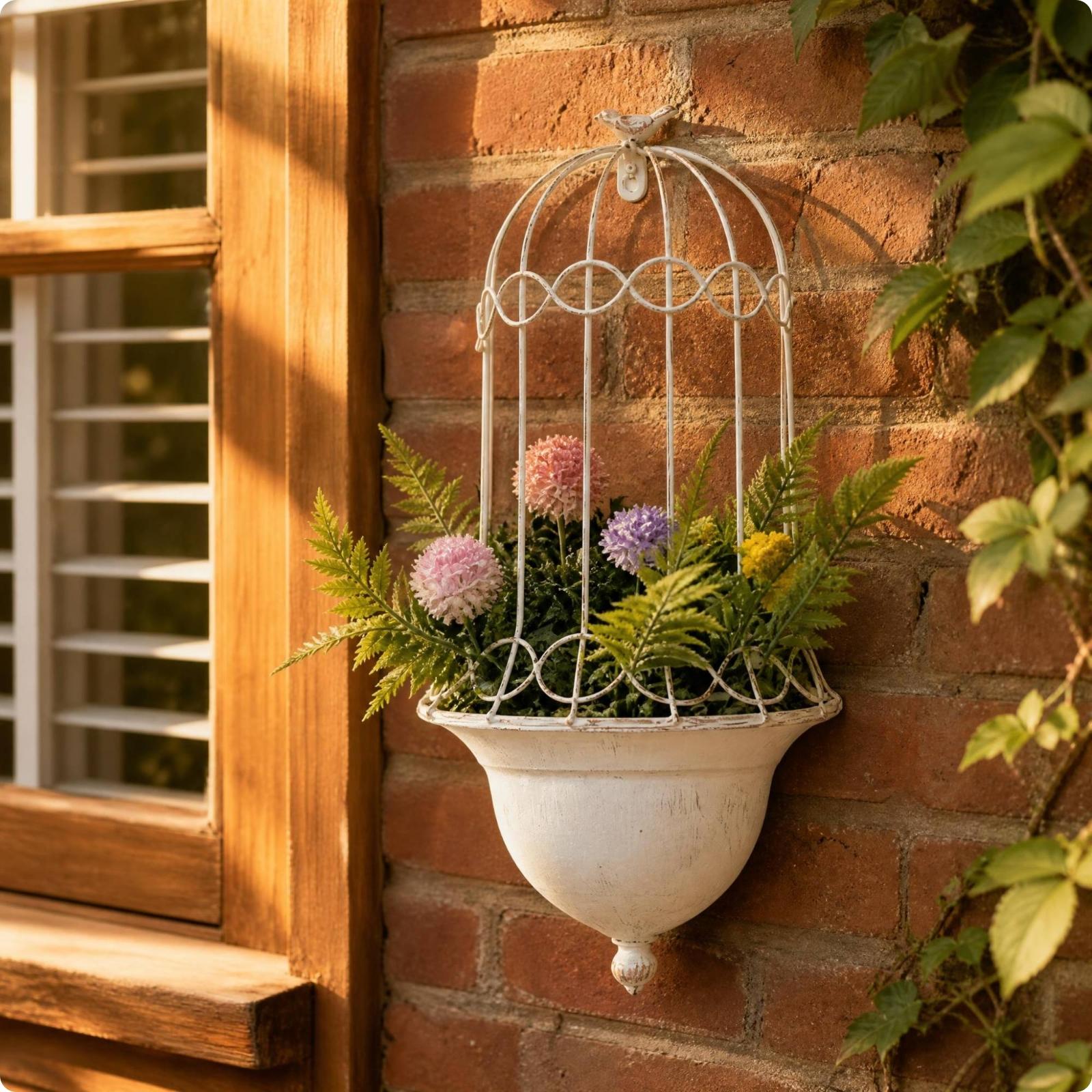 Wall Mounted Planter Iron Bird - огляд і ціна Vertical Planter