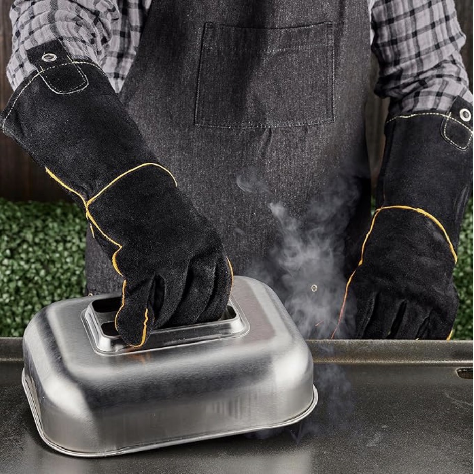 16 Inches 662℉ Leather Forge W - огляд і ціна Garden Gloves
