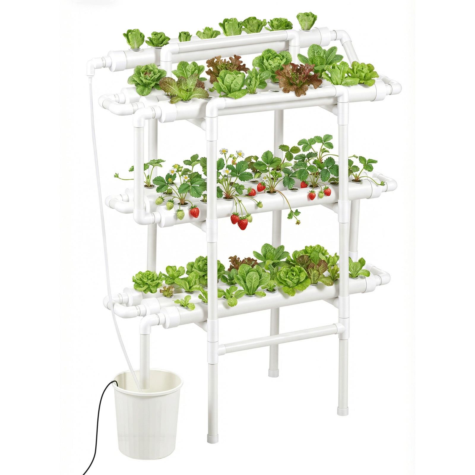 3 Tier 90 Sites Hydroponic Gro - огляд і ціна Hydroponic Kit