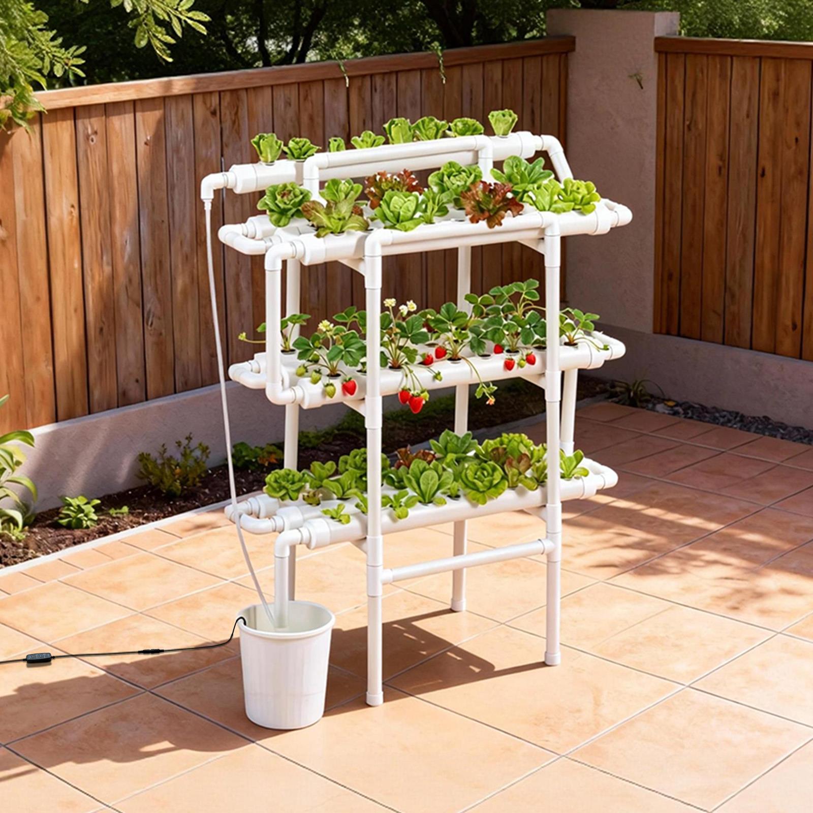 3 Tier 90 Sites Hydroponic Gro - огляд і ціна Hydroponic Kit