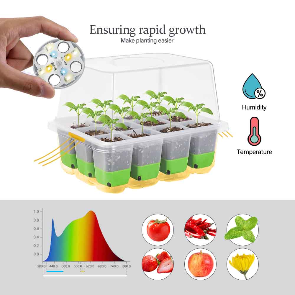LED Grow Light Seedling Starte - огляд і ціна Seed Starter Tray