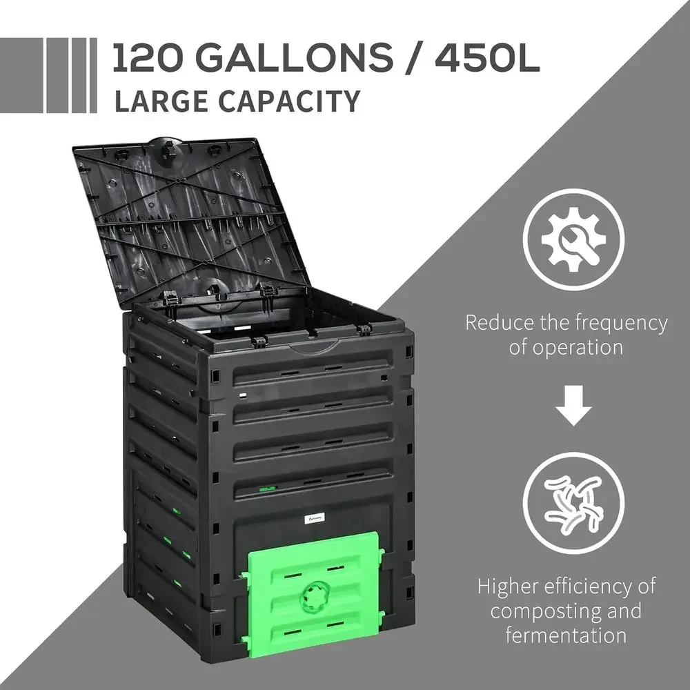 120 Gallon Large Capacity Gard - огляд і ціна Compost Bin