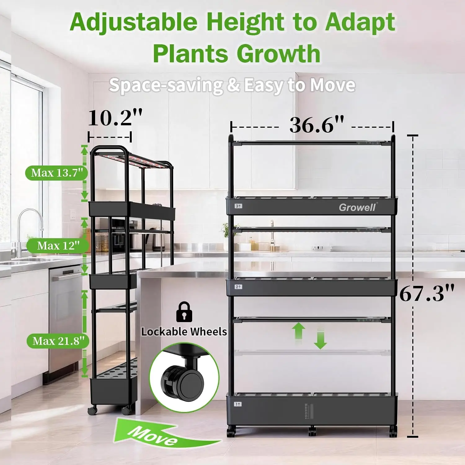 Large Hydroponics Growing Syst - огляд і ціна Hydroponic Kit
