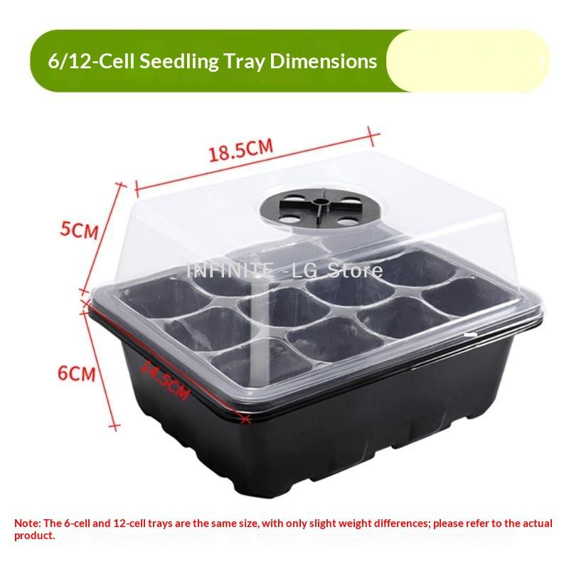 6/12-Cell Home Seed Starter Tr - огляд і ціна Seed Starter Tray