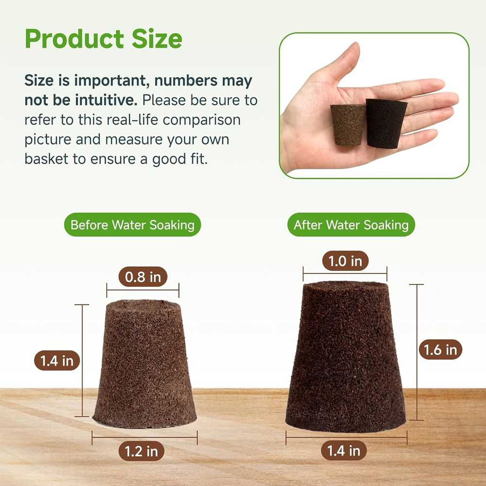 20 Hydroponic Growing Sponges, - огляд і ціна Indoor Herb Garden