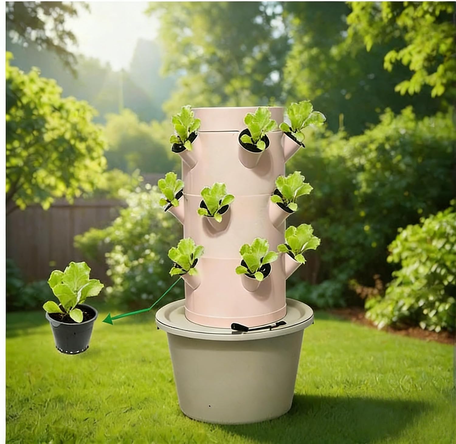 Vertical Hydroponic Growing Sy - огляд і ціна Hydroponic Kit